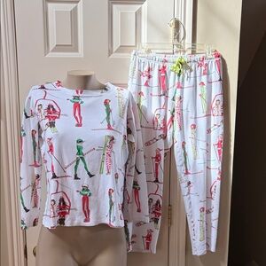 Brittany Fuson Apres Ski 2pc Pajama Set, small
